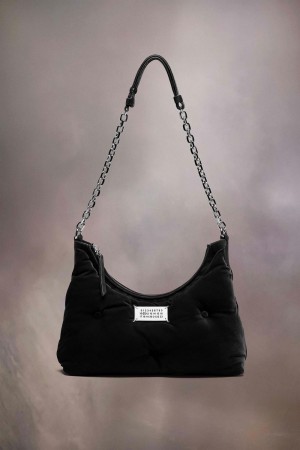 Black Maison Margiela Glam Slam Hobo Small | SG_MM81208