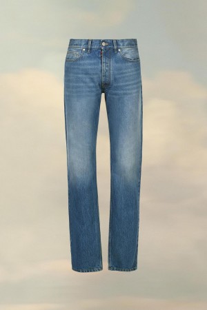 Blue Maison Margiela Straight Jeans | SG_MM31813