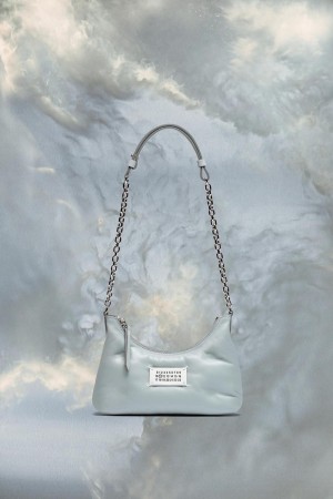 Light Blue Maison Margiela Glam Slam Hobo Micro | SG_MM42251