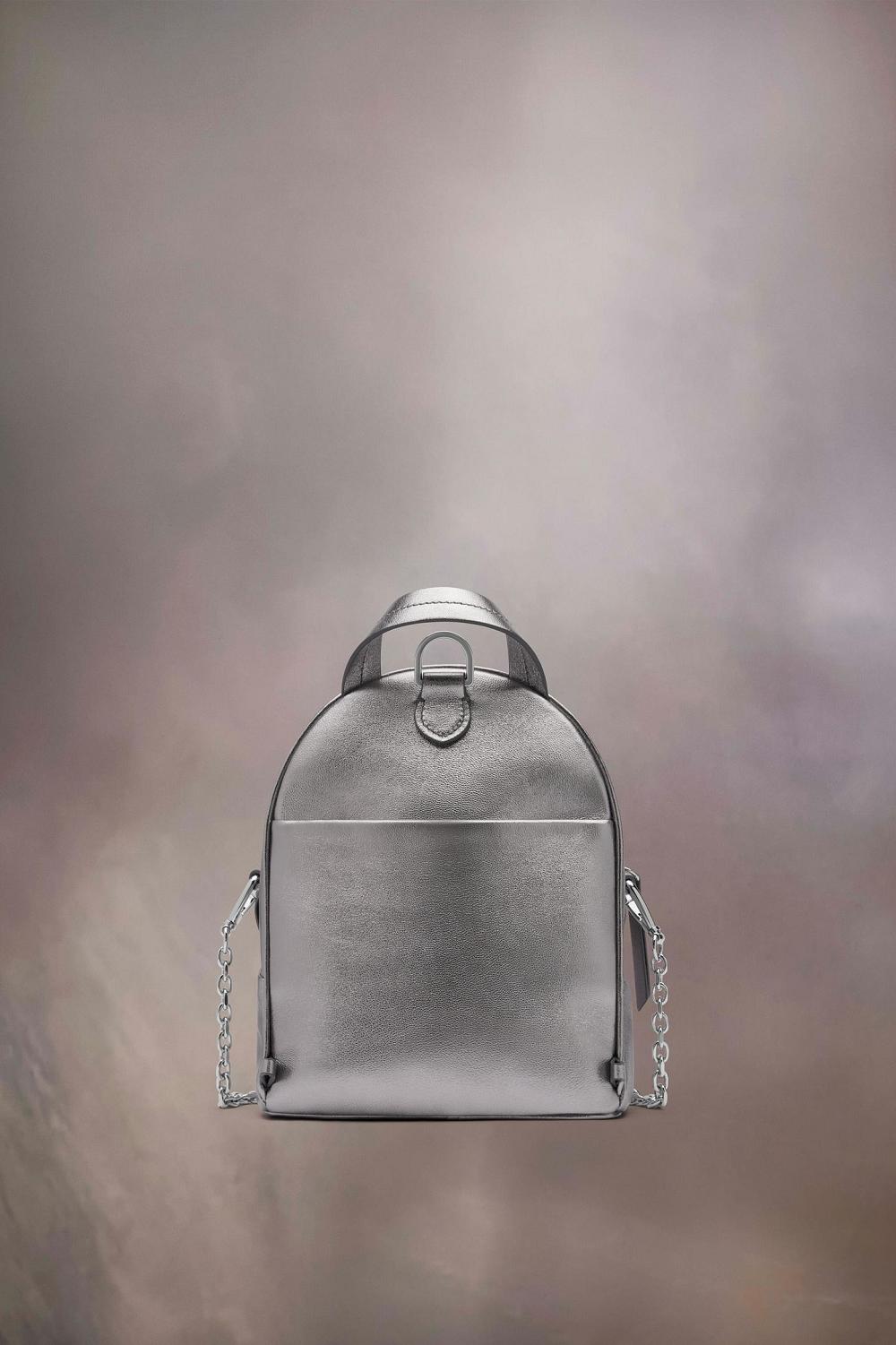 Silver Maison Margiela Glam Slam Backpack | SG_MM28105