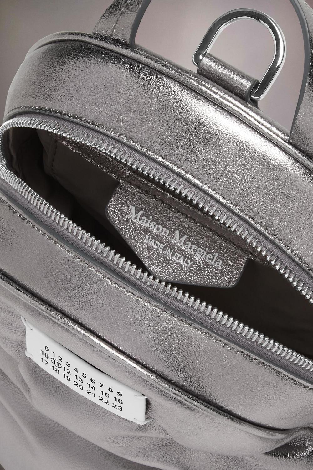 Silver Maison Margiela Glam Slam Backpack | SG_MM28105